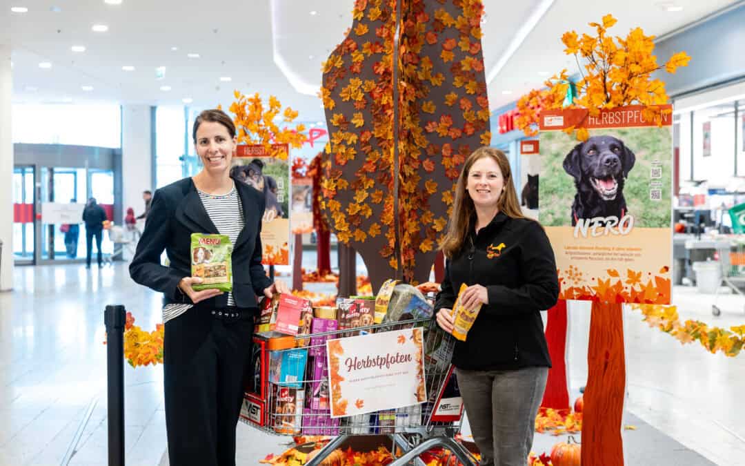 „Herbstpfoten“ in der SCS – TierQuarTier Wien zu Gast im größten Shopping-Center Österreichs