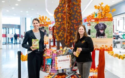 „Herbstpfoten“ in der SCS – TierQuarTier Wien zu Gast im größten Shopping-Center Österreichs